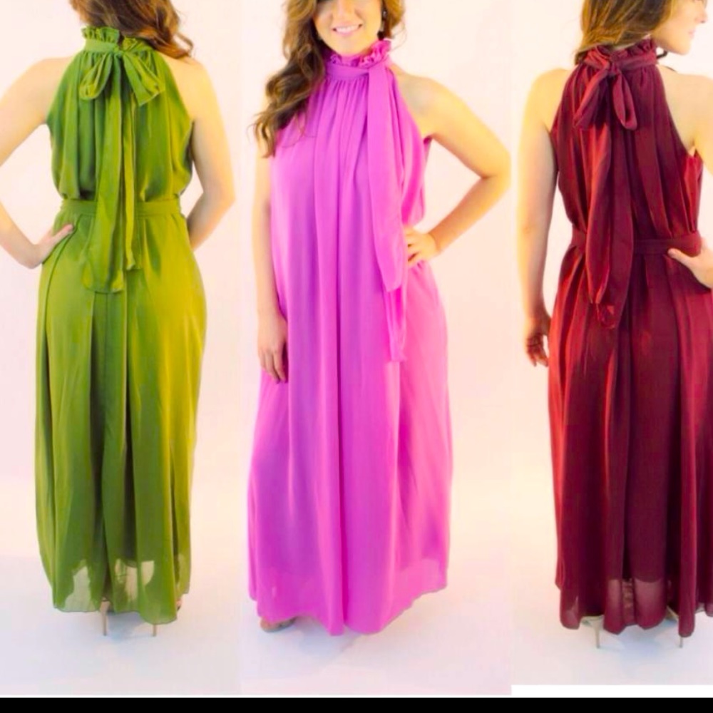 Vintage neckline maxi dress - Picture 5 of 5
